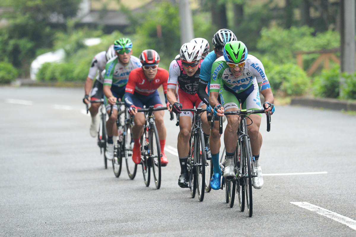 7周目 登り区間で7人が先行