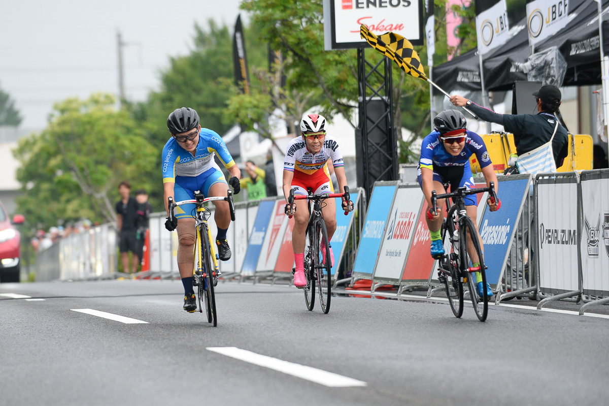 女子　今井美穂（CO2bicycle）が優勝