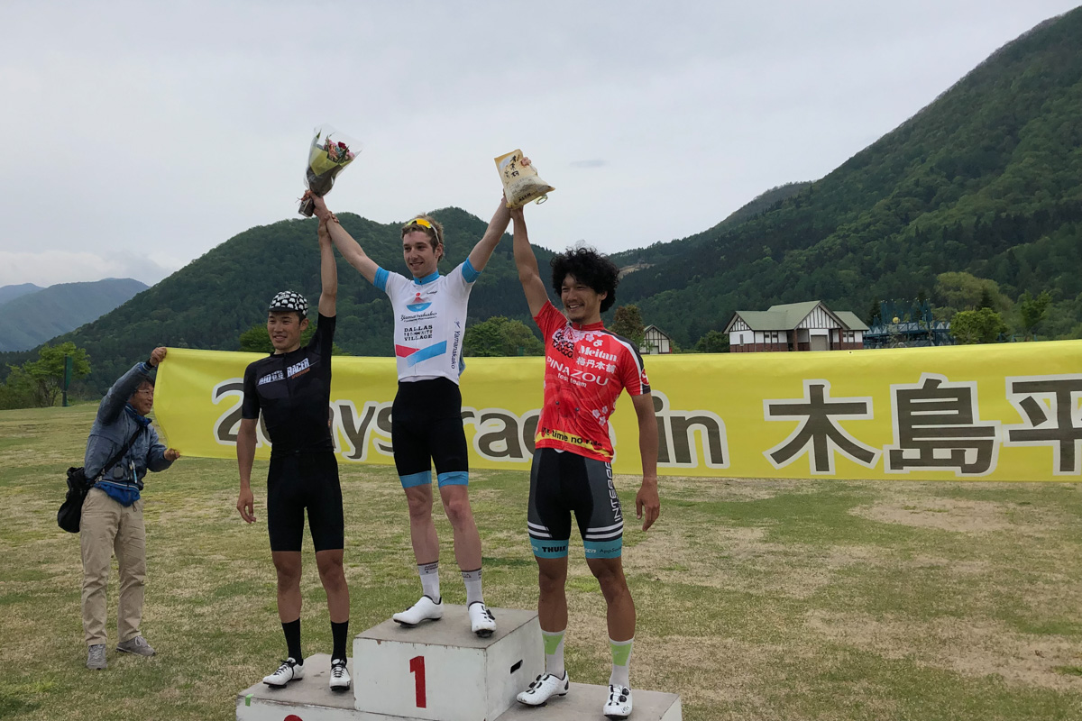 ステージ優勝はトム・ボシス選手（Yamanakako Cyclisme Formation）