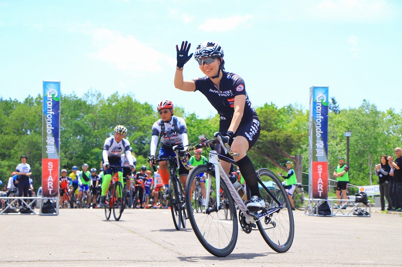 グランフォンド摩周1日目スタートです