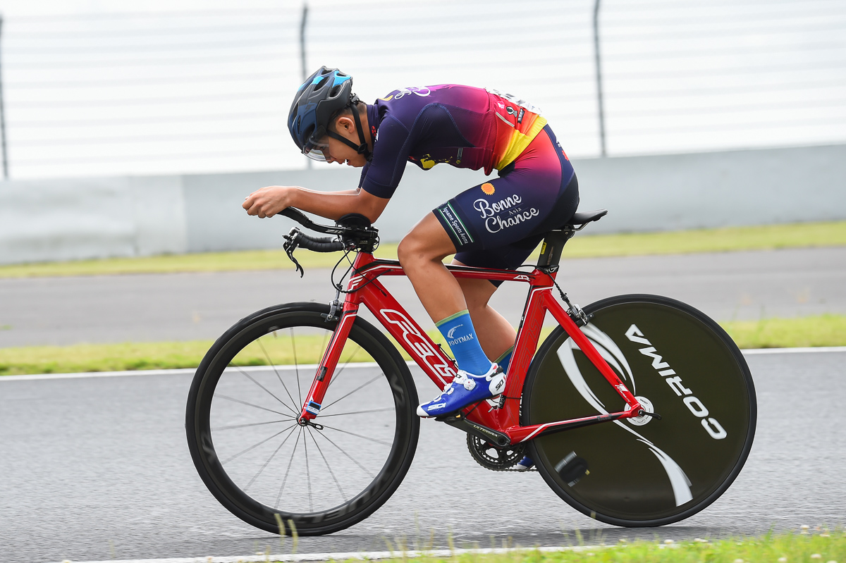 男子U17+15 優勝 篠原輝利（ボンシャンス）19分20秒76