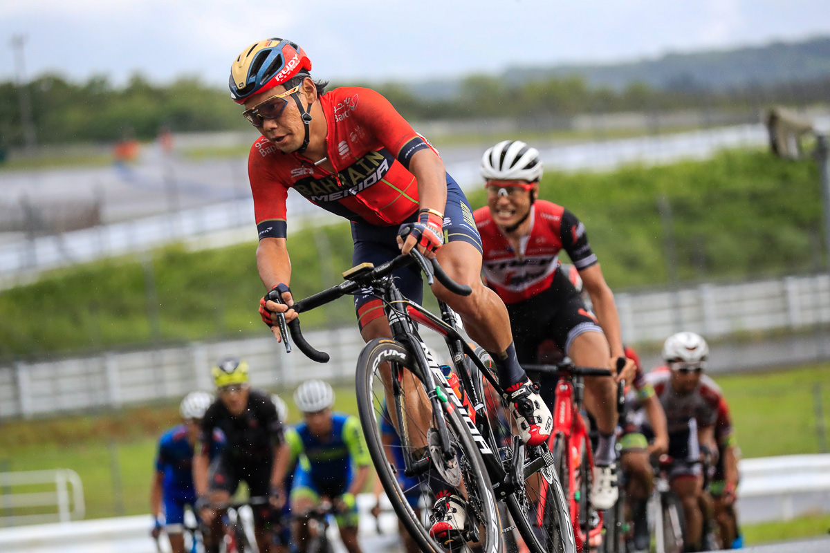 2019年の全日本選手権ロードレースに出場した新城幸也(バーレーン・メリダ)