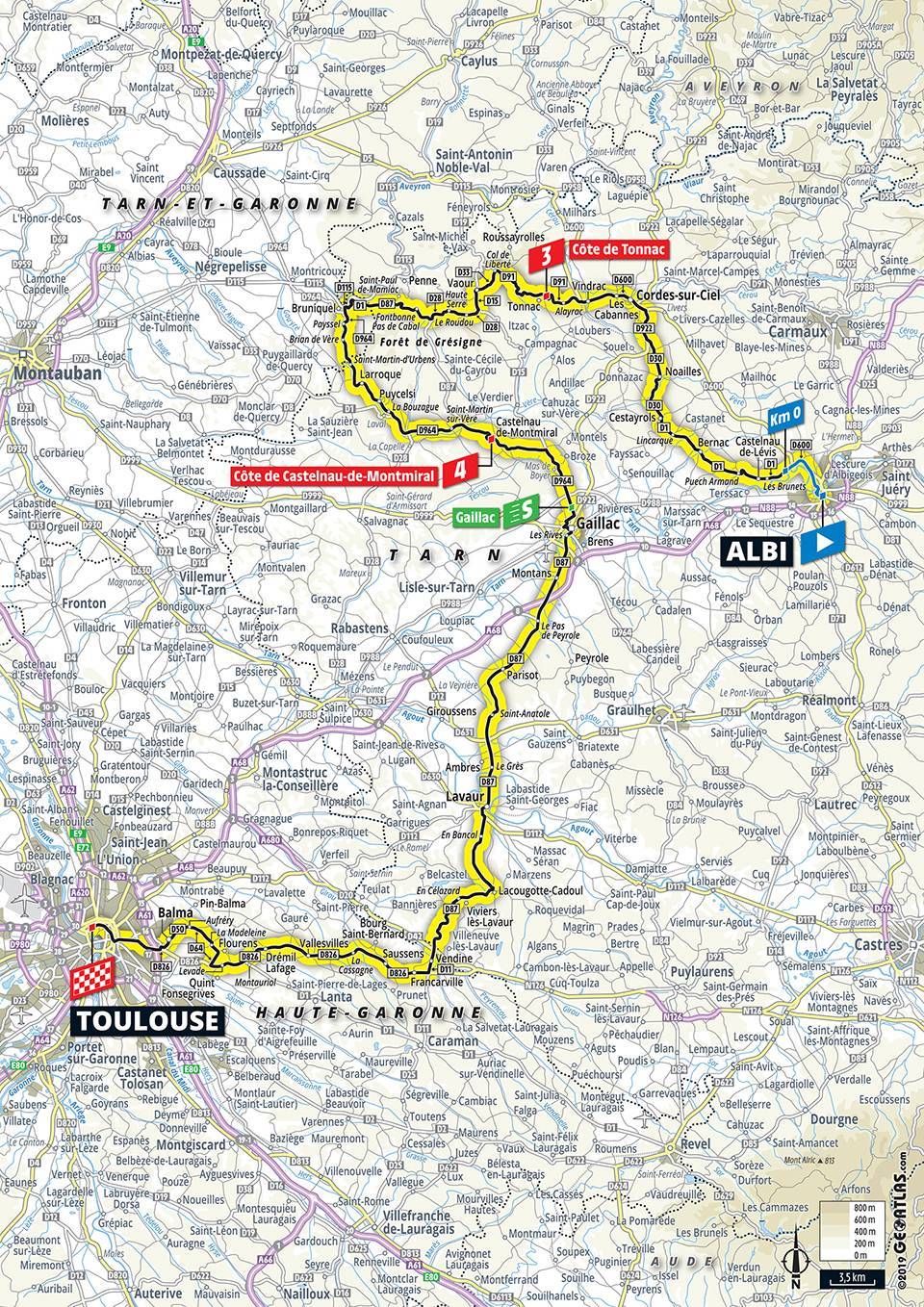 7月17日(水)第11ステージ アルビ〜トゥールーズ 167km