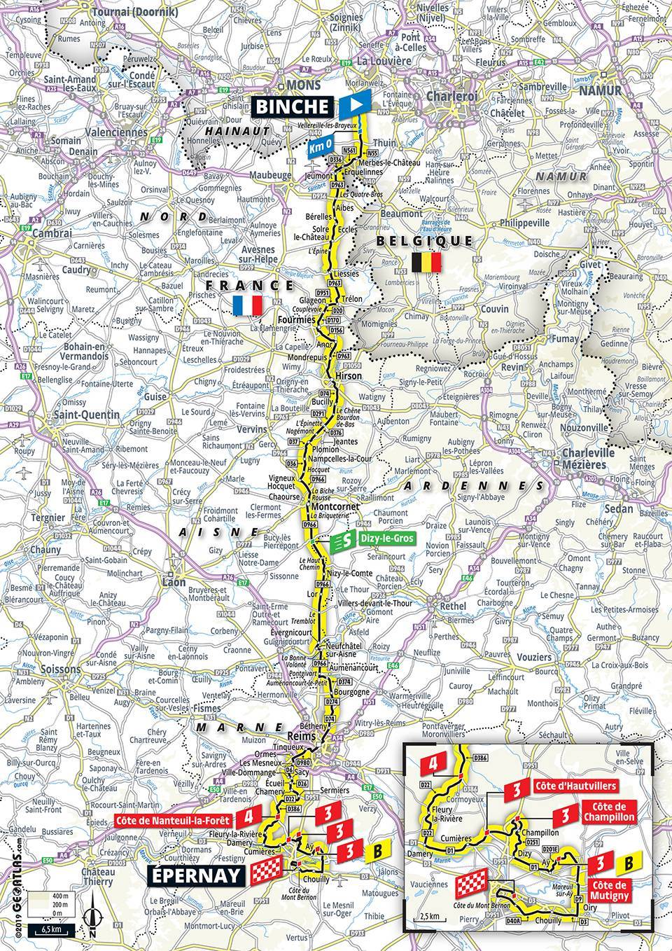 7月8日（月）第3ステージ　バンシュ〜エペルネ　215km