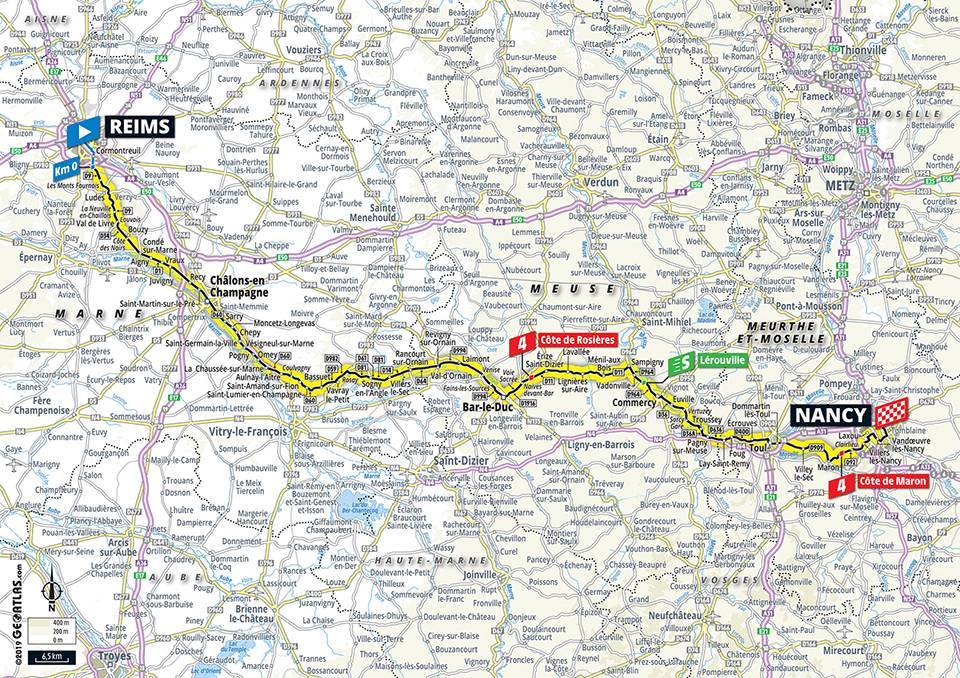 7月9日(火)第4ステージ ランス〜ナンシー 213.5km