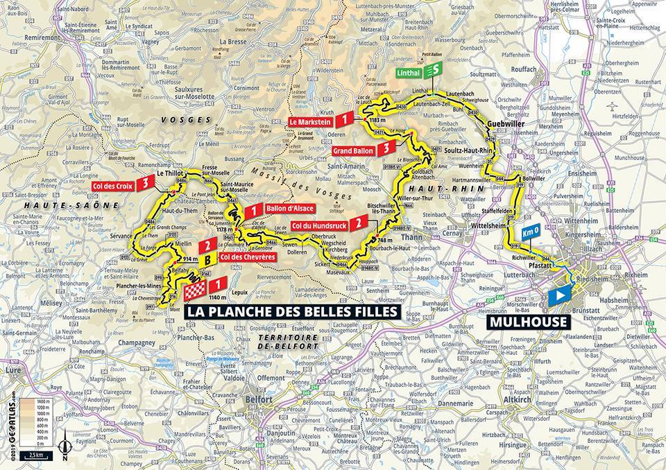 7月11日(木)第6ステージ ミュールーズ〜ラ・プランシュ・デ・ベル・フィーユ 160.5km