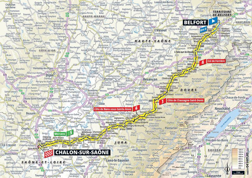 7月12日(金)第7ステージ ベルフォール〜シャロン・シュル・ソーヌ 230km