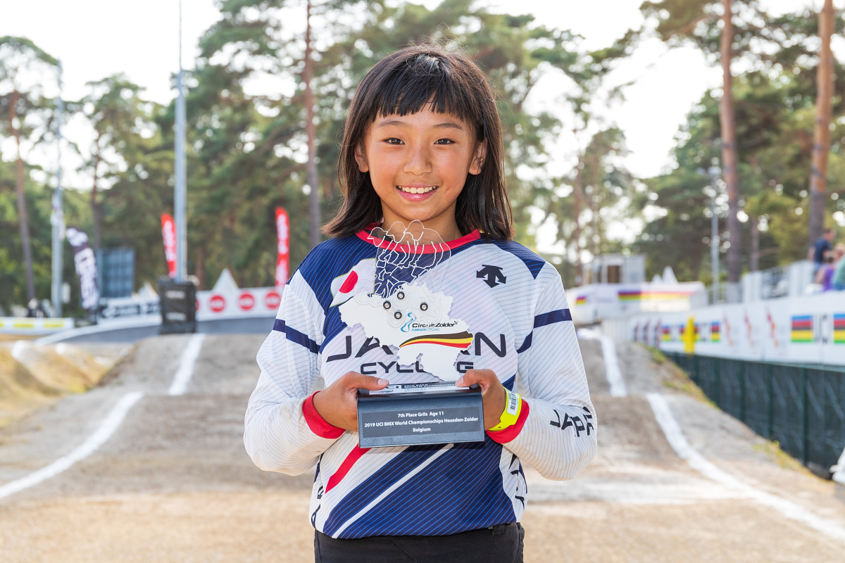 女子11歳クラス 7位の西村優々花