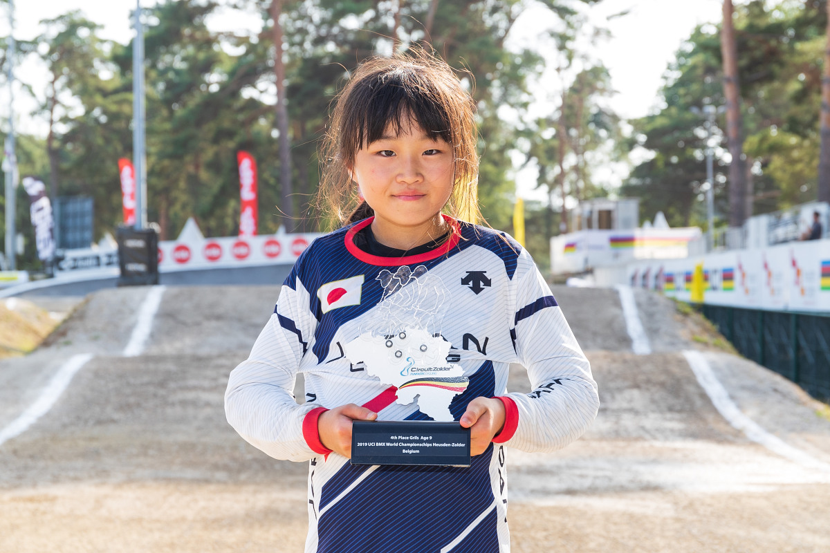 女子9歳クラス 4位の澤田茉奈