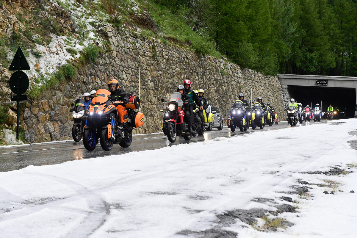 除雪され、通行が可能になったヴァルディーゼルのトンネル付近