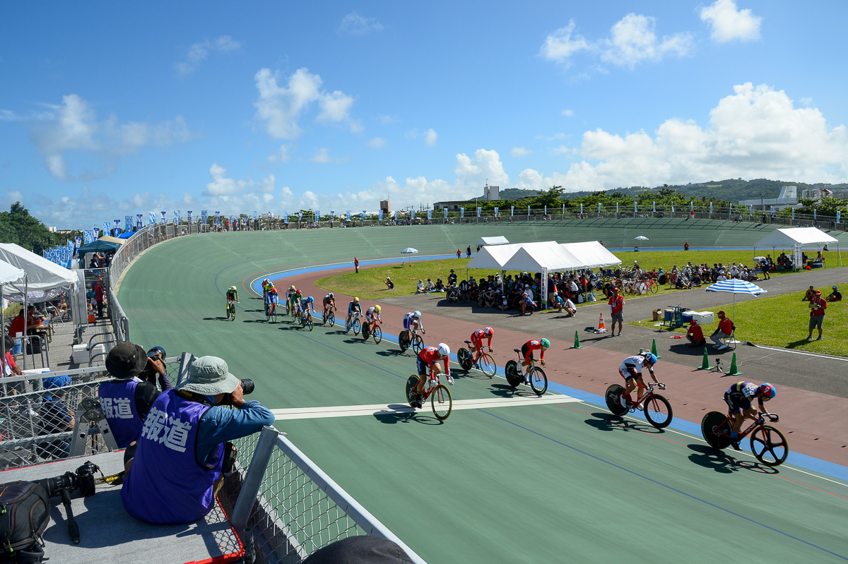 昨年7月に沖縄で開催されたインターハイの自転車競技