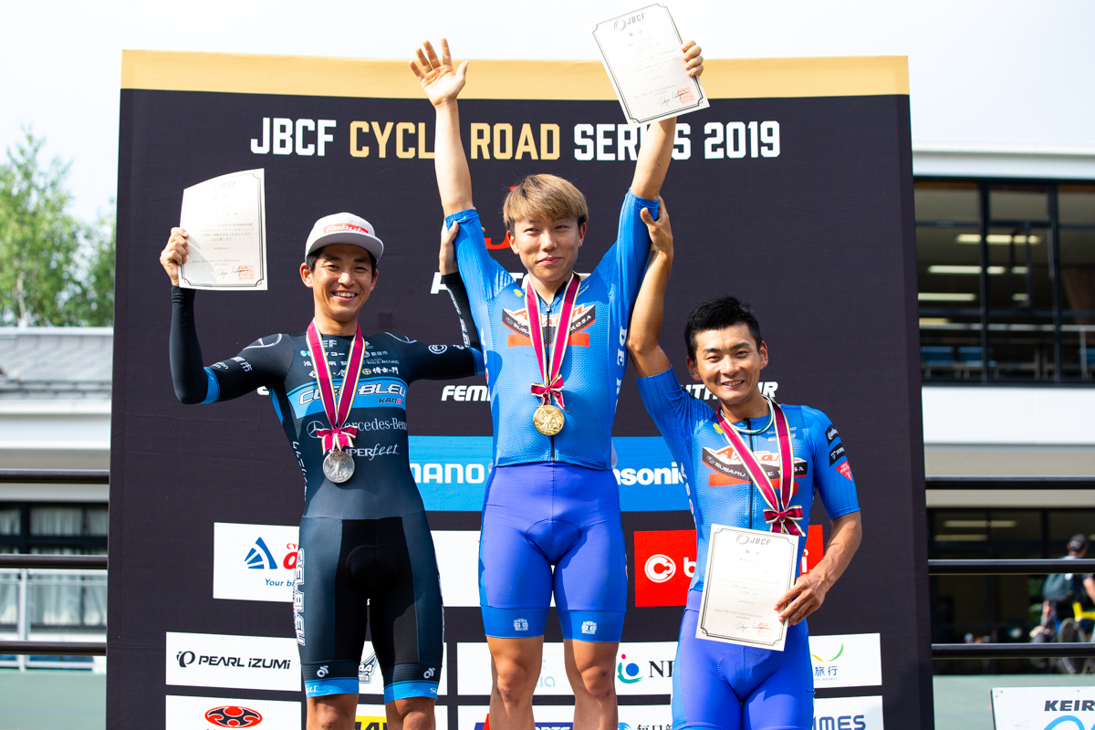男子スクラッチ 表彰式