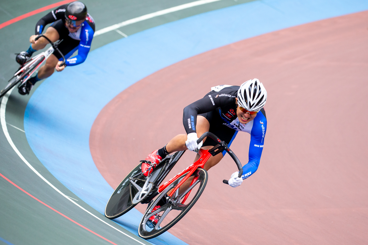 男子スプリント　同チーム対決となった決勝は3本目を菅田和宏（岩井商会レーシング）制して優勝