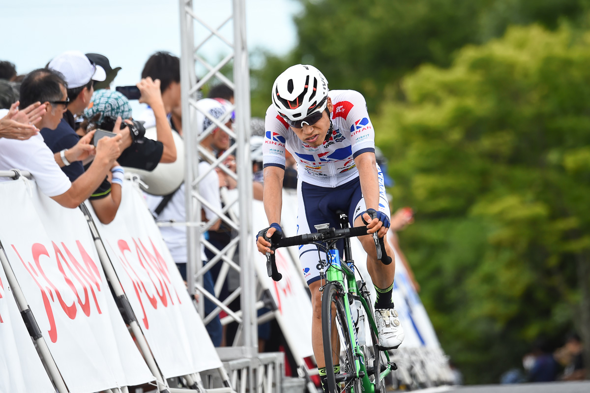 最後まで粘った椿大志(キナンサイクリングチーム)が5位