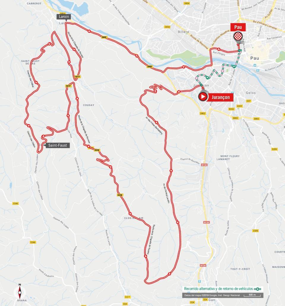 9月3日（火）第10ステージ　ジュランソン〜ポー　36.2km（個人TT）