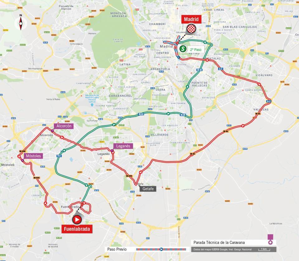 9月15日(日)第21ステージ フエンラブラダ〜マドリード 106.6km