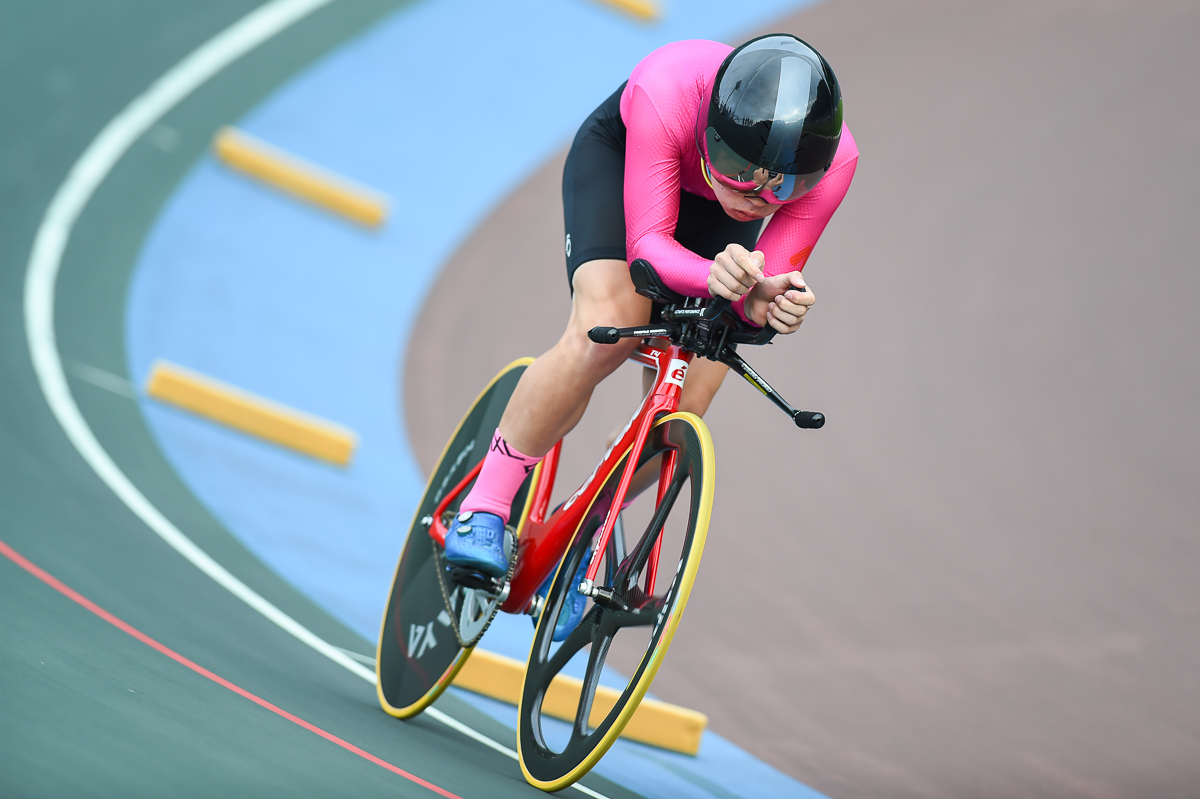 男子4kmインディヴィデュアルパーシュート予選 2位 児島直樹（日本大学） 4分33秒931