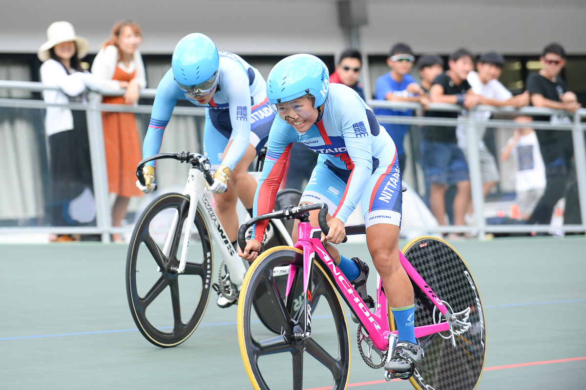 女子チームスプリント優勝 日本体育大学