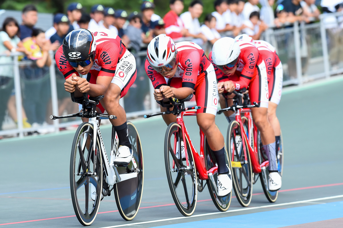 男子4kmチームパーシュート 今村駿介が牽引する中央大学