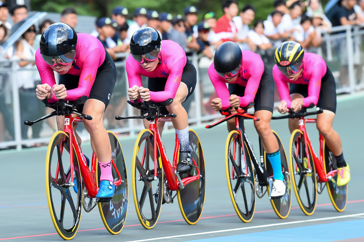 男子4kmチームパーシュート 2位 日本大学