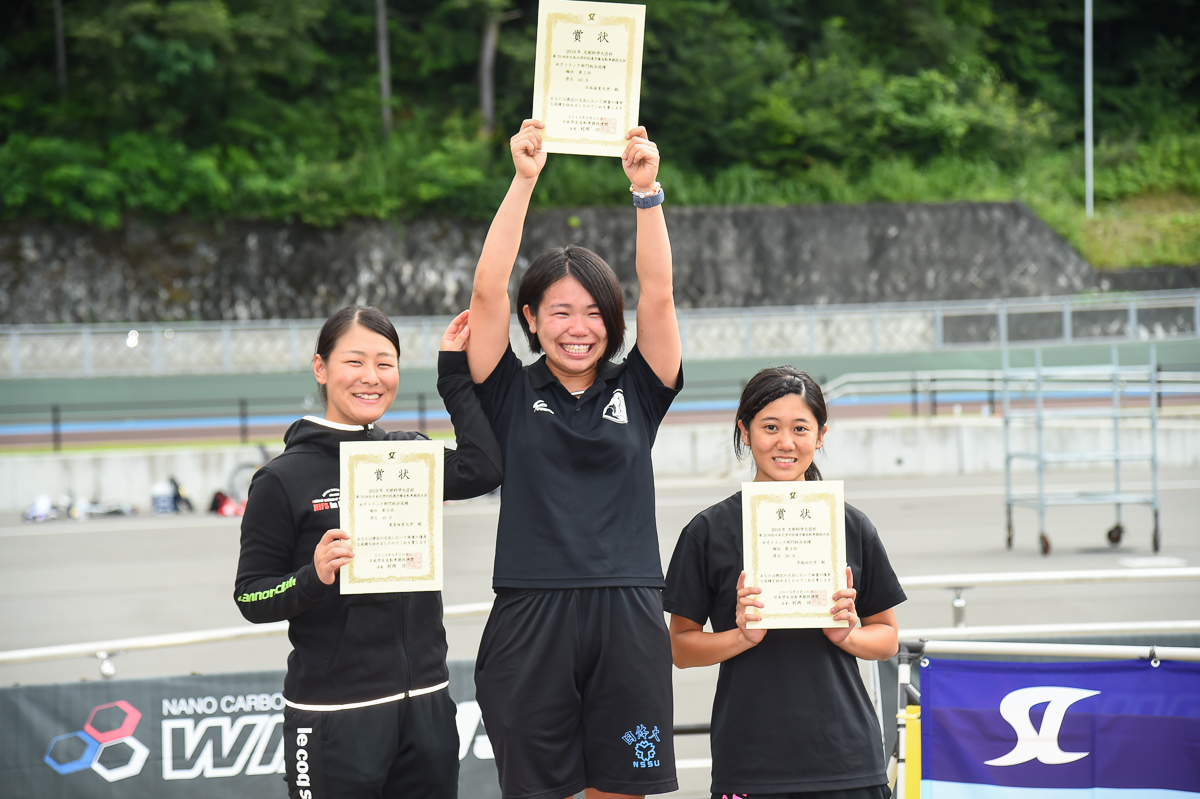 女子のトラック総合成績は日本体育大学が首位