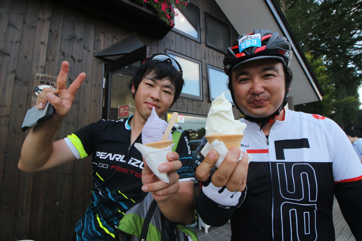 松ぼっくりのジェラートをいただきます!