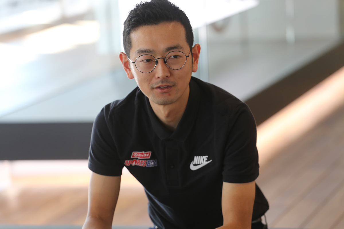 ニッスイSPORTS EPAの自転車界での普及を目指す佐々秀治さん(日本コンピュータ・ダイナミクス株式会社)