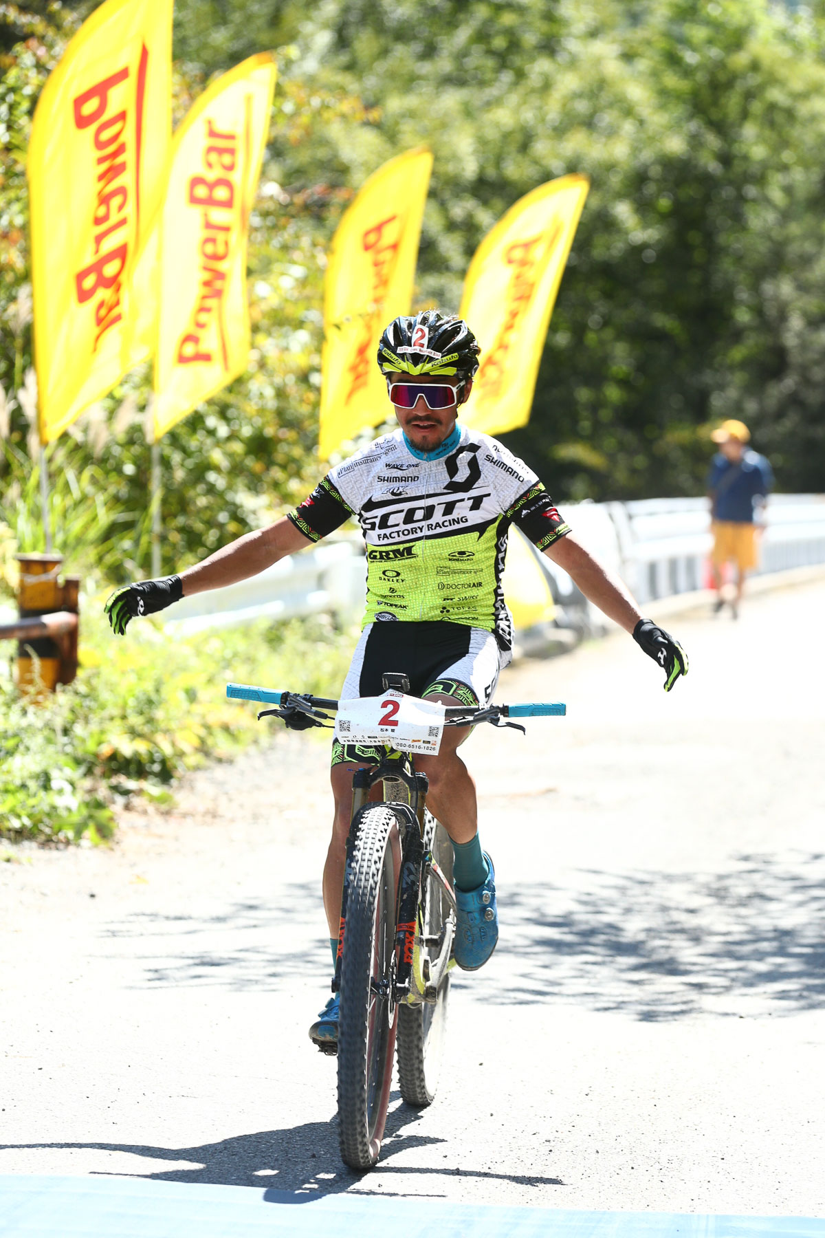 120km2位は王滝のレジェンド松本駿（スコット）