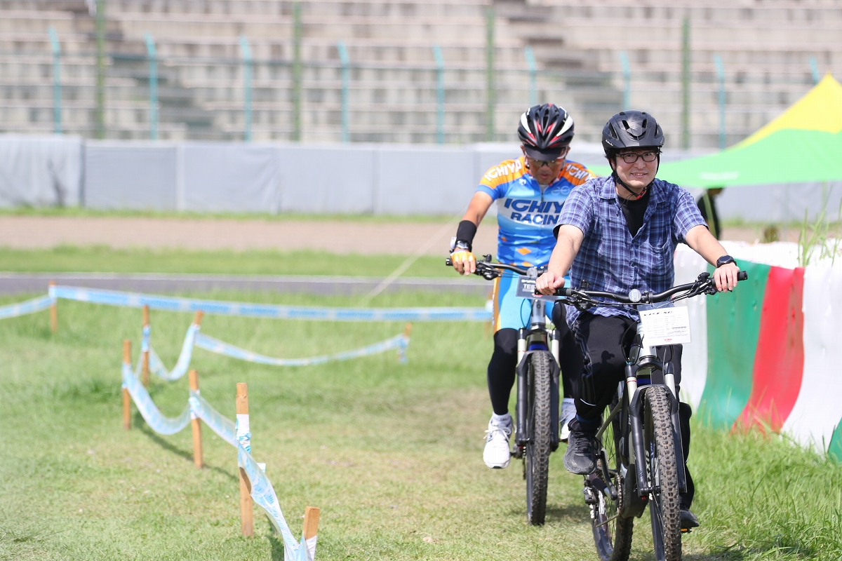 E-MTBの試乗も大人気