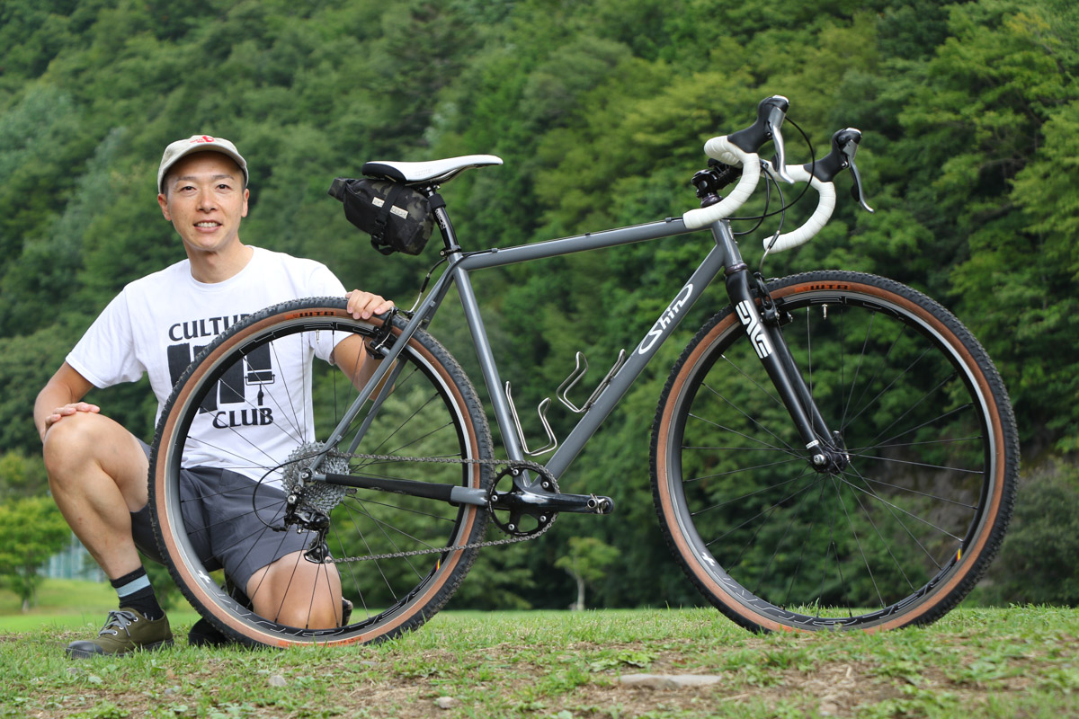 100kmクラス4位の香月大道さんは愛知のハンドメイド工房「SHIN」のCXバイクをカスタマイズ　