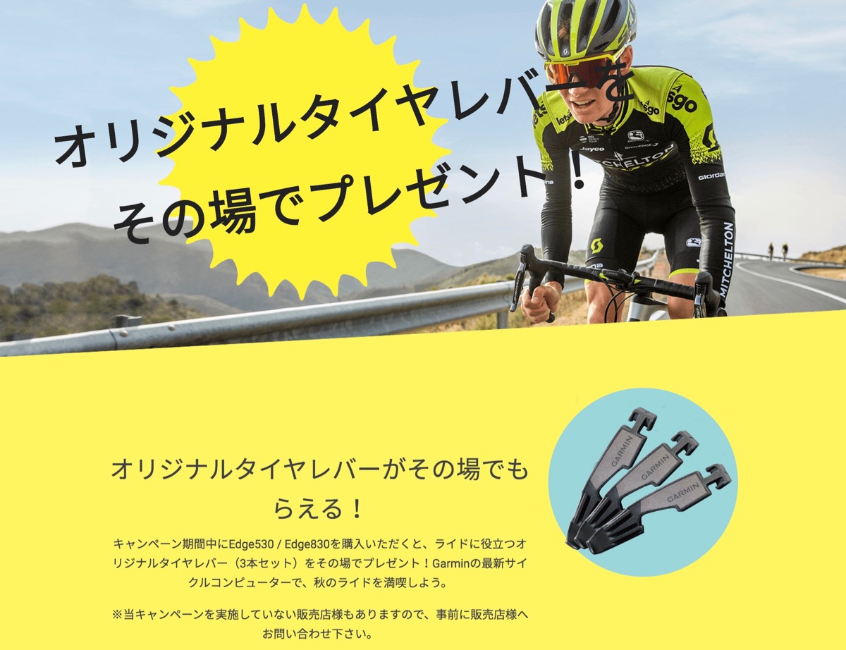 ガーミンジャパン キャンペーンページ(画像クリックでサイトにジャンプします)