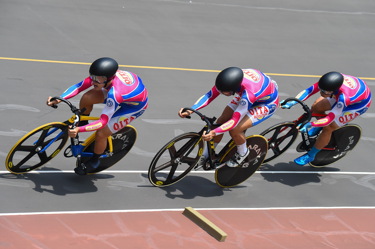 男子チームスプリント予選 4位 大分県 1分15秒240