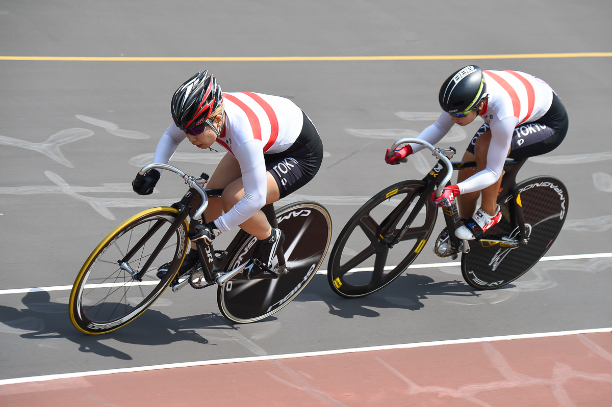 女子チームスプリント予選 3位 東京都 57秒260