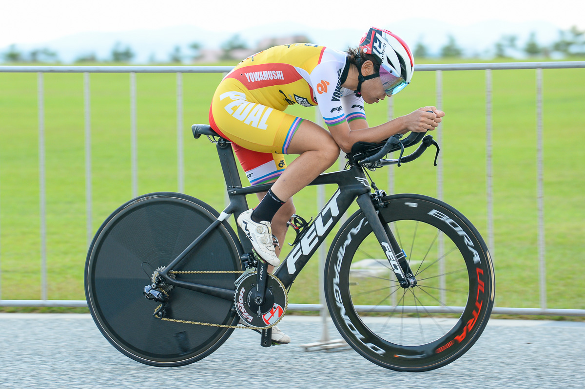 女子優勝　唐見実世子（弱虫ペダルサイクリングチーム）