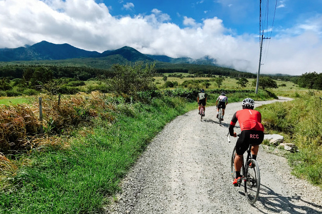 景観を意識した八ヶ岳周辺の林道と農道を縫うような特別コースを設定