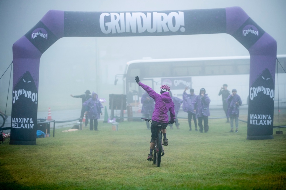 2019のGRINDURO、台風の影響で午後ループはカットとなってしまった。