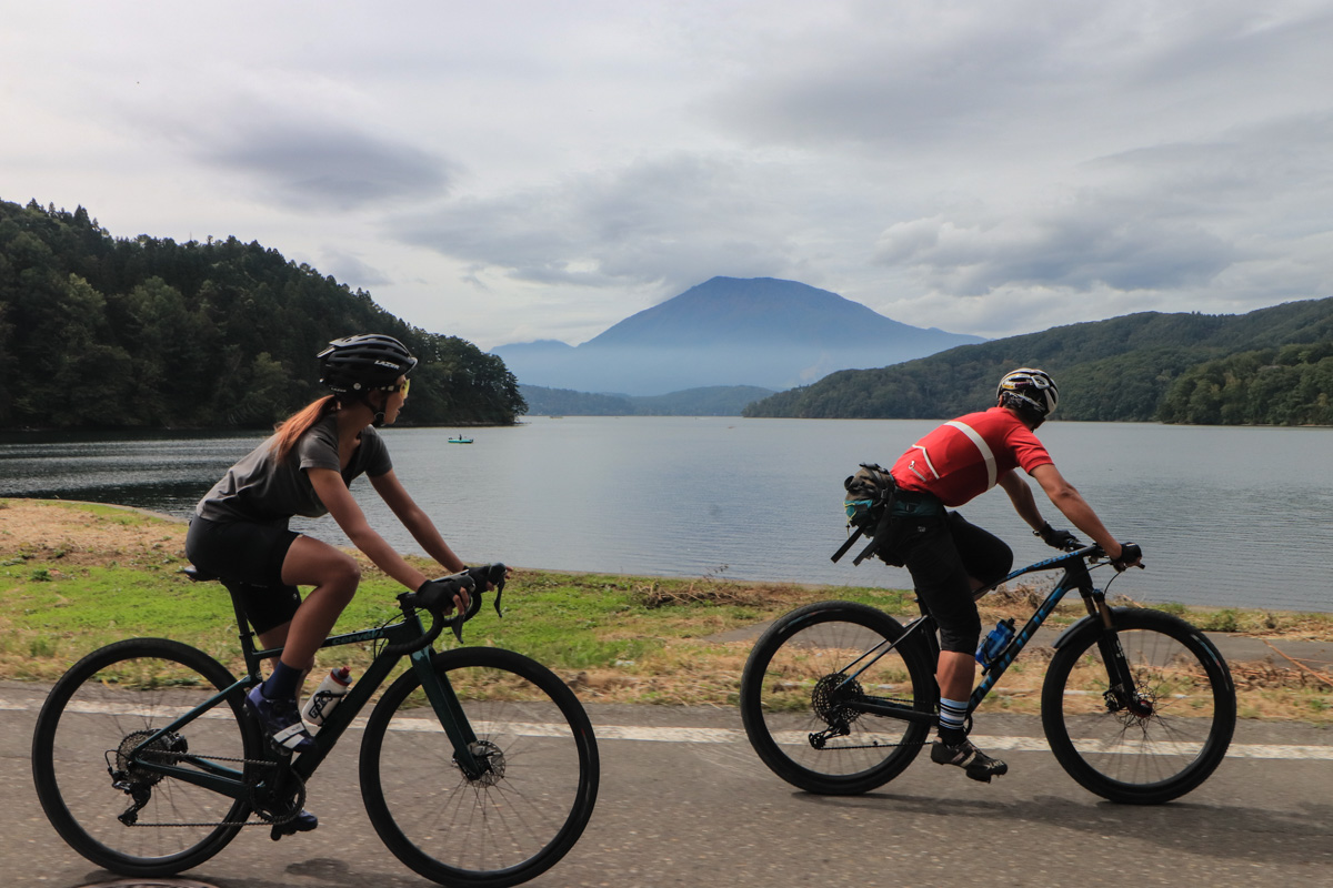 野尻湖の美しい風景に癒やされる(ただしレース当日は通らず）