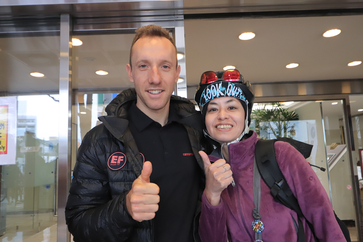 優勝候補のマイケル・ウッズ(カナダ、EFエデュケーションファースト)と
