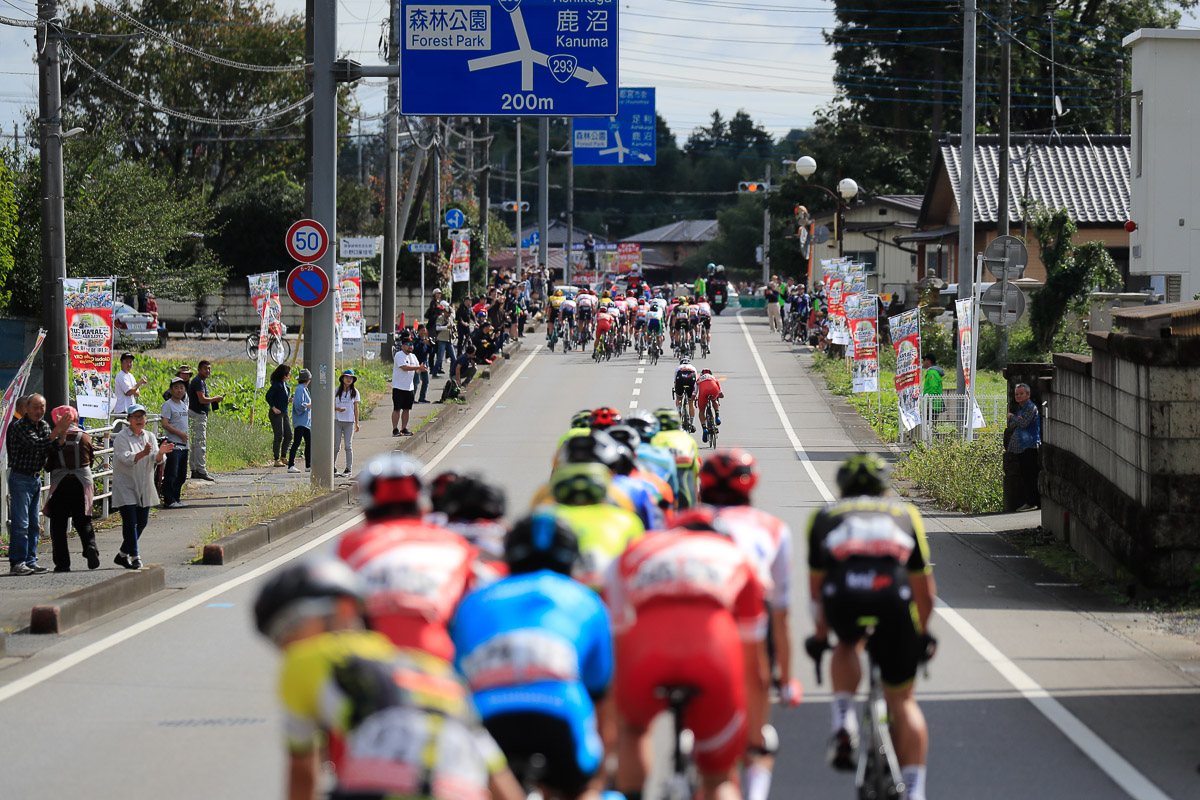 ハイペースに集団が3つに分断された