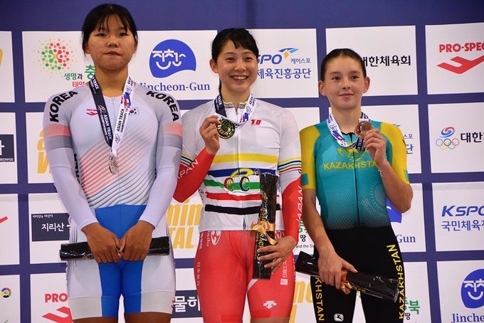 ジュニア女子ポイントレース 内野艶和（日本）が世界・アジア2冠を達成