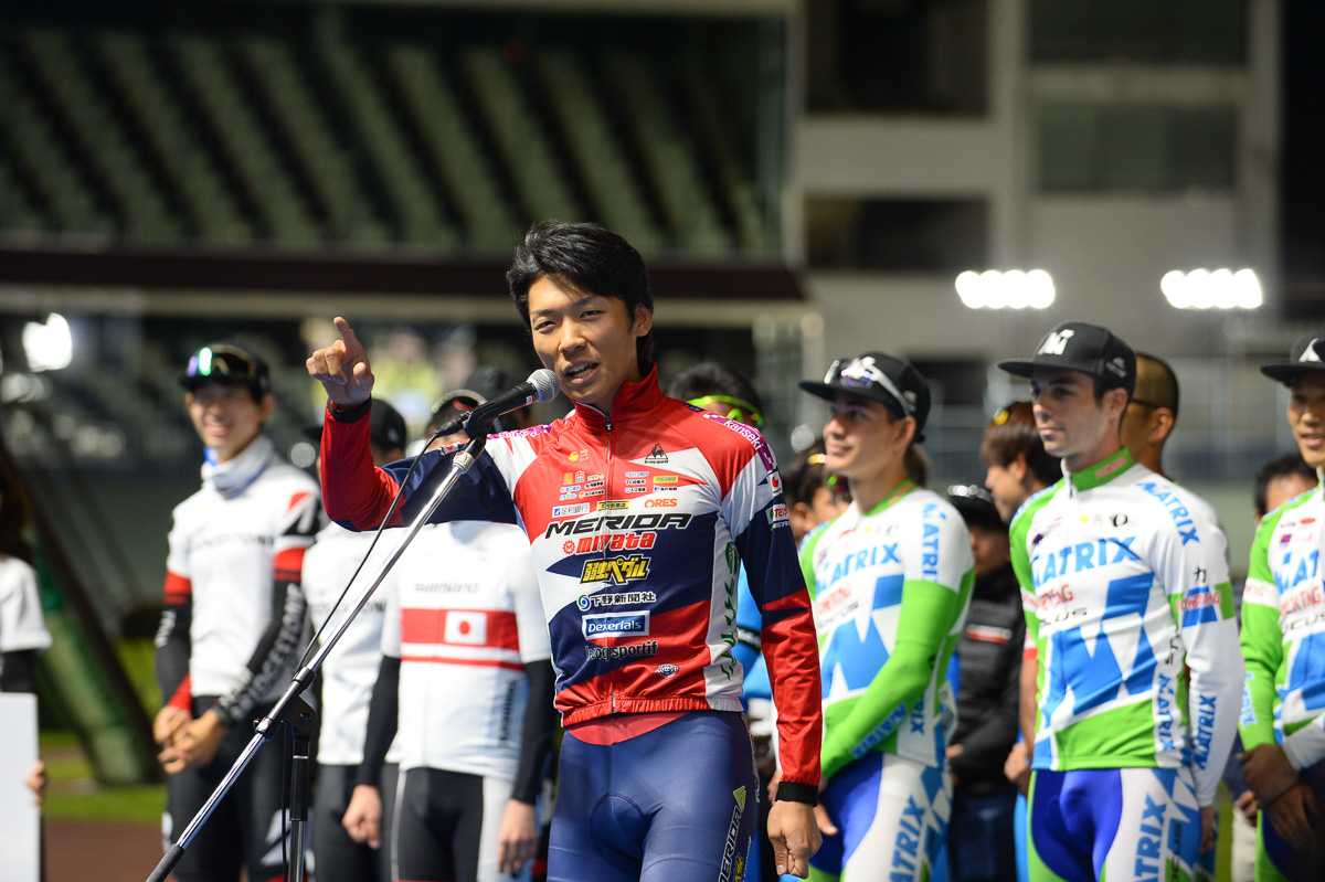 「ジャパンカップでみんな体がバキバキだけど熱い走りを見せるぜ!」と小野寺玲(宇都宮ブリッツェン)