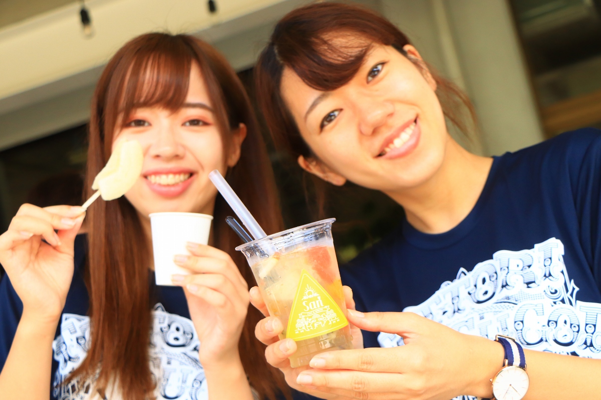 隼ラボの人気カフェ「Cafe&Dining San」によるフルーツサイダー