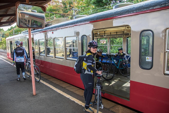 サイクルトレインにいざ乗車!