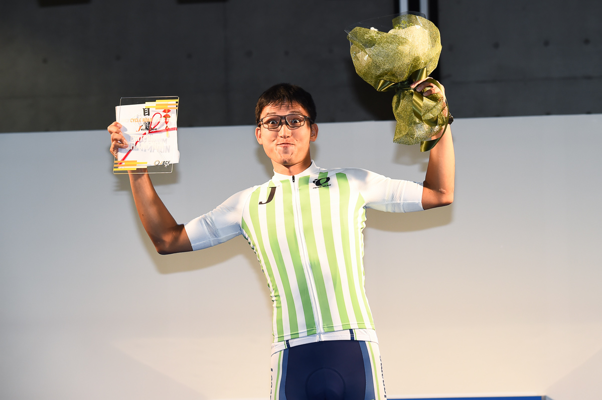 Jエリートツアークリテリウムランキング優勝 比護任(イナーメ信濃山形-EFT)
