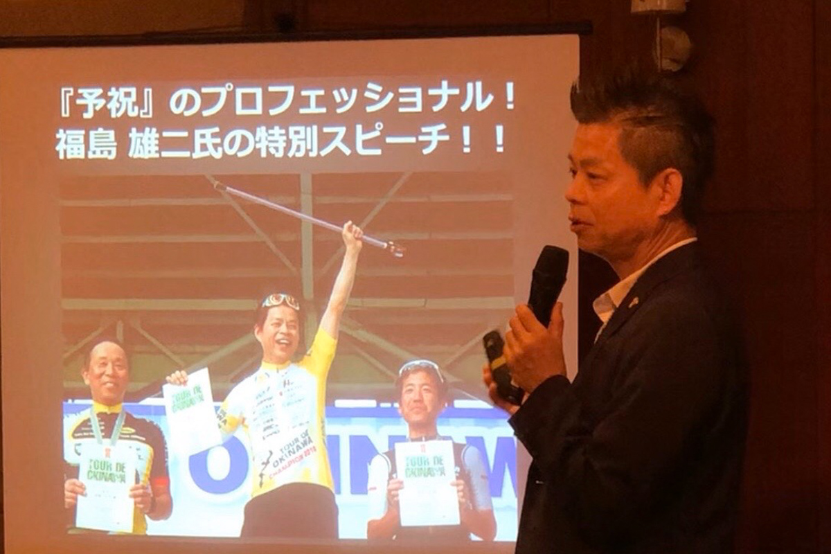 優勝をイメージすることをテーマとした講演会を行った