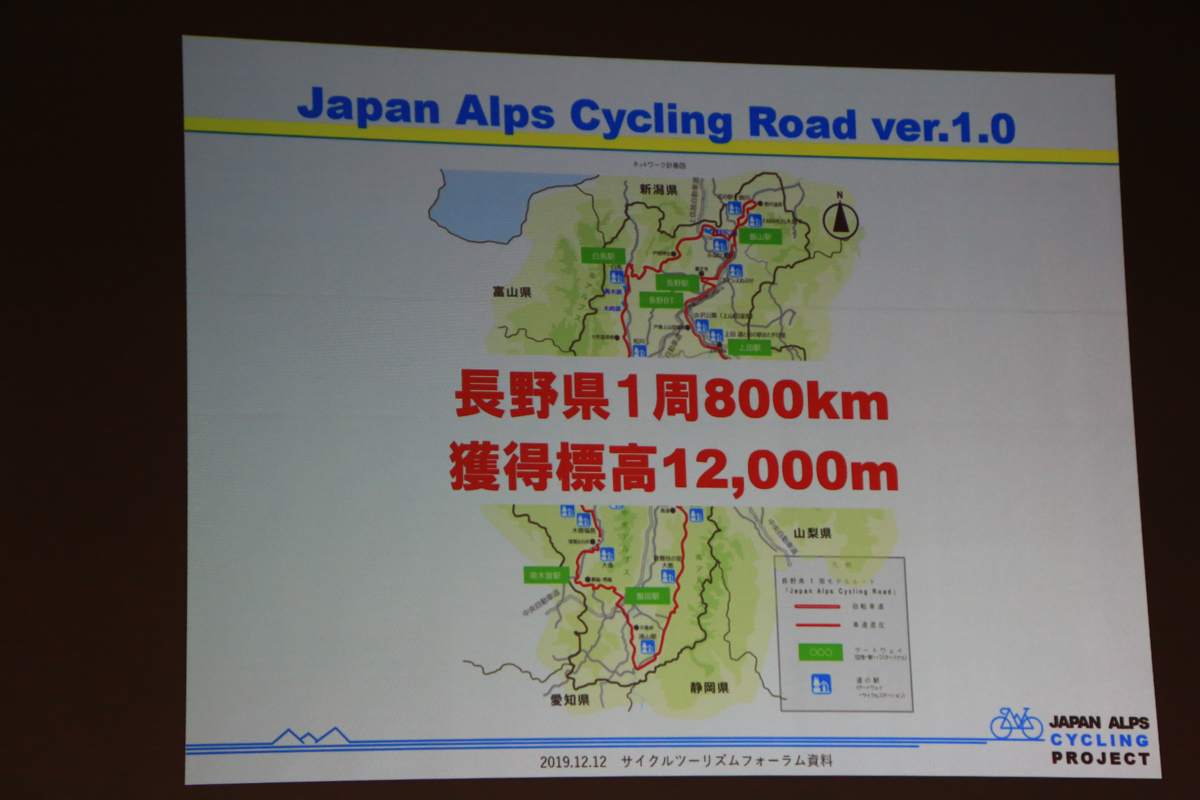 長野県一周800km、獲得標高12,000mのモデルルート「Japan Alps Cycling Road（ジャパンアルプスサイクリングロード）」