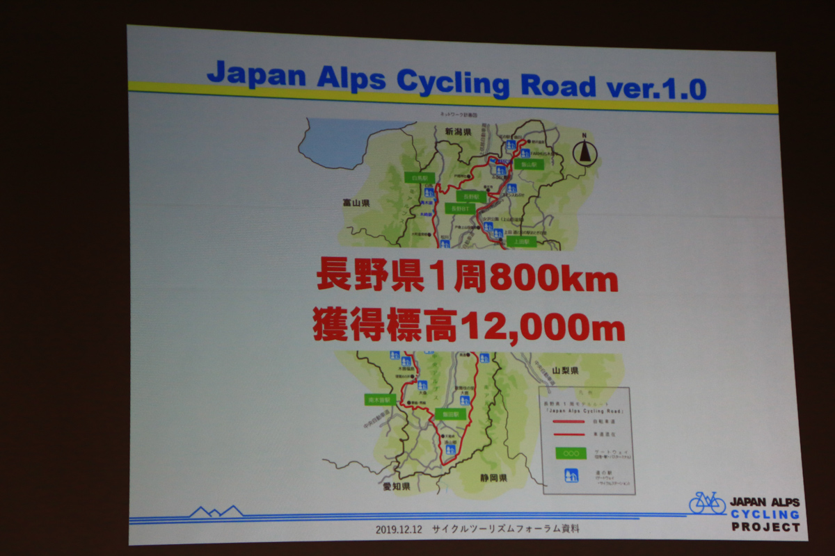 長野県一周800km、獲得標高12,000mのモデルルート「Japan Alps Cycling Road(ジャパンアルプスサイクリングロード)」