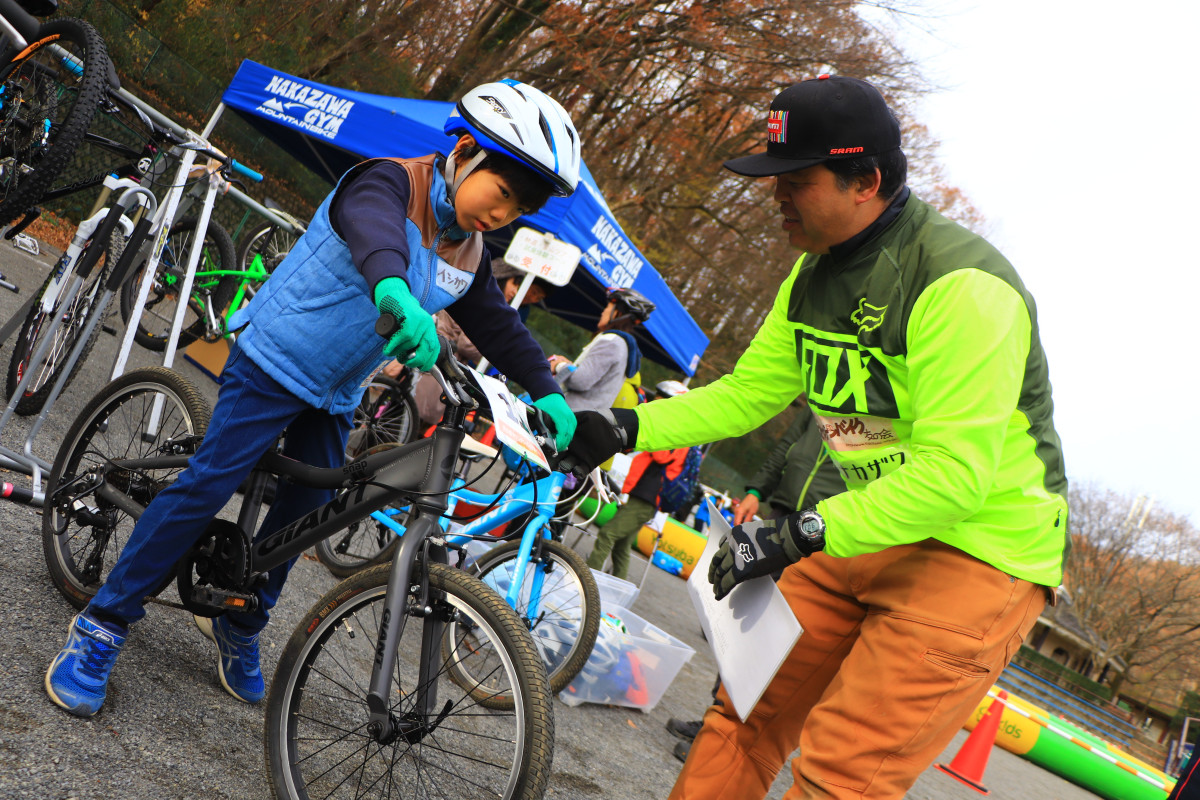 子供も初めてのMTBでテンションアップ