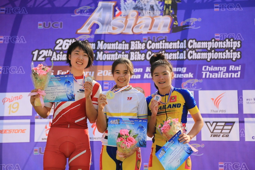 川口うらら(日本)は女子U23で銀メダルを獲得