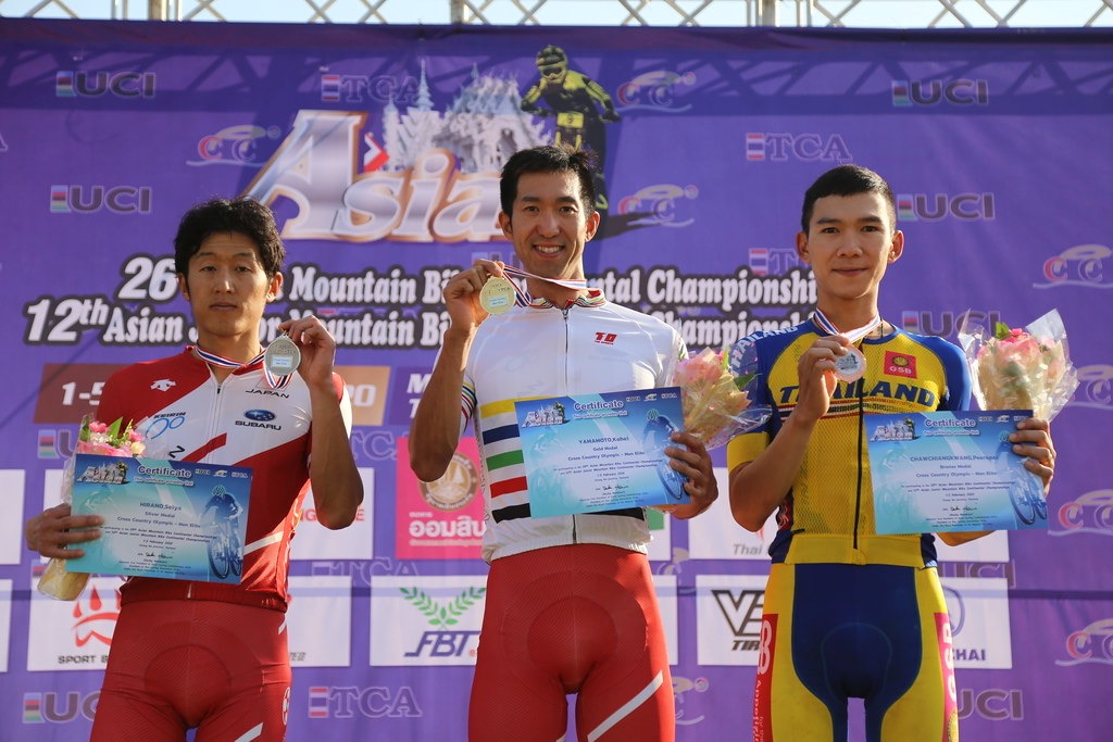 今年2月のアジア選手権で10勝目を挙げた山本幸平（Dream Seeker MTB Racing Team）